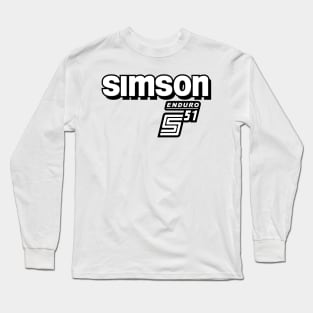 Simson S51 Enduro logo Long Sleeve T-Shirt